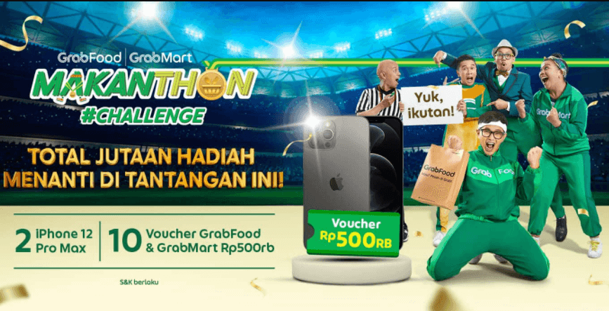 lomba video Tiktok Challenge Grab Makanthon