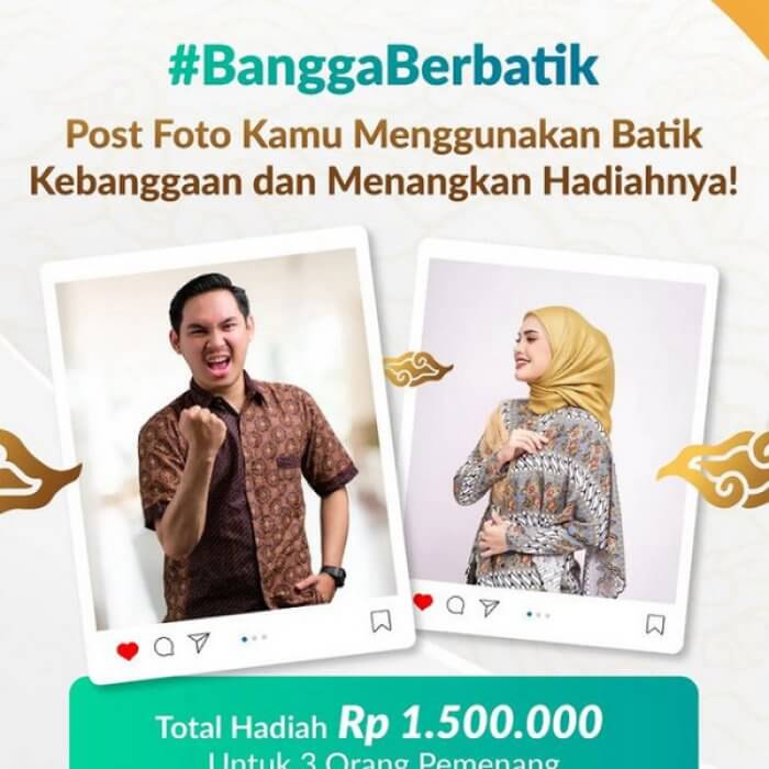 Lomba Foto Bangga Berbatik Bank Syariah Indonesia BSI berhadiah uang